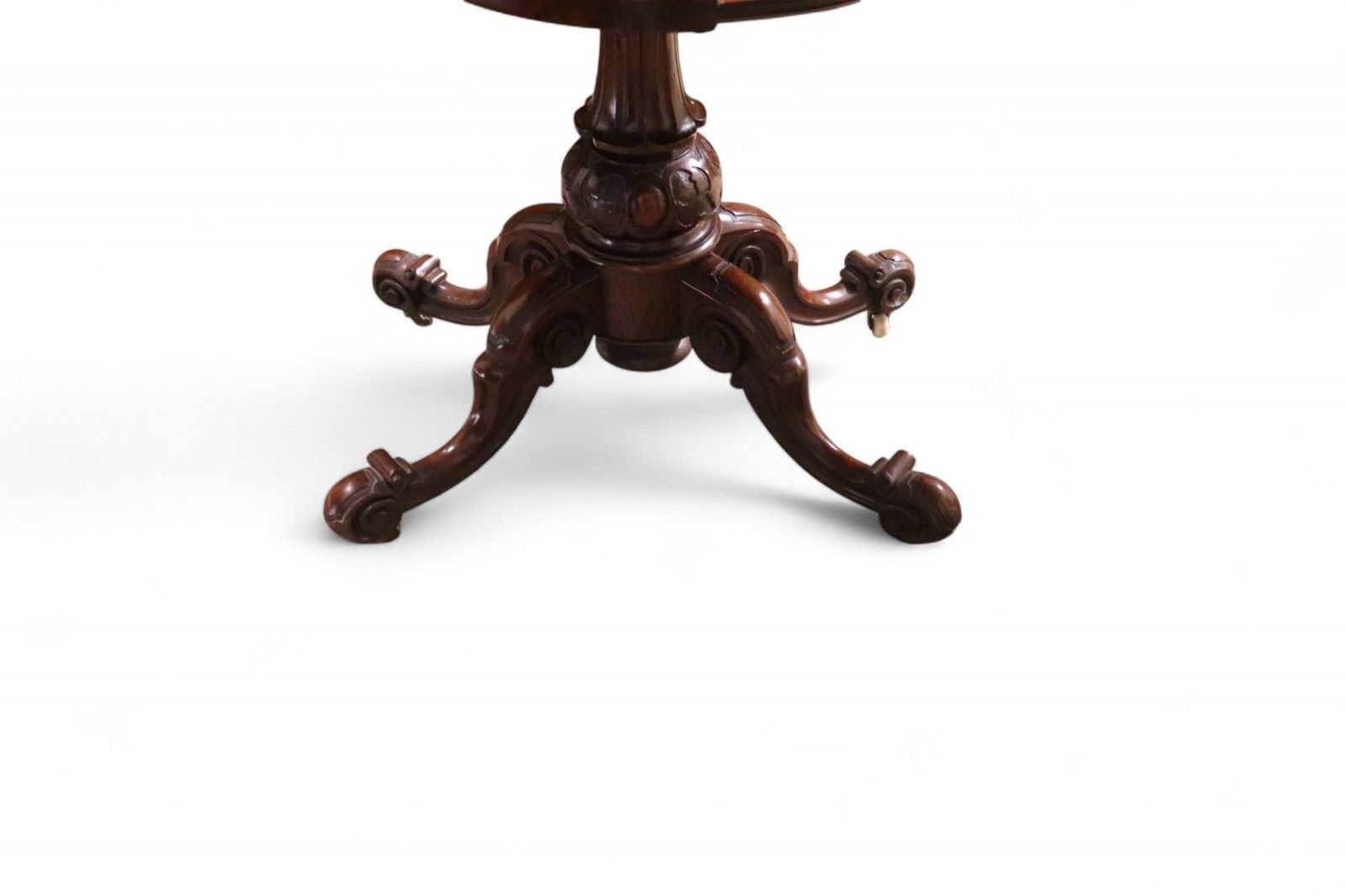 Victorian Antique Rosewood Card Table 19thc Fold Over Swivel Games Table photo buy