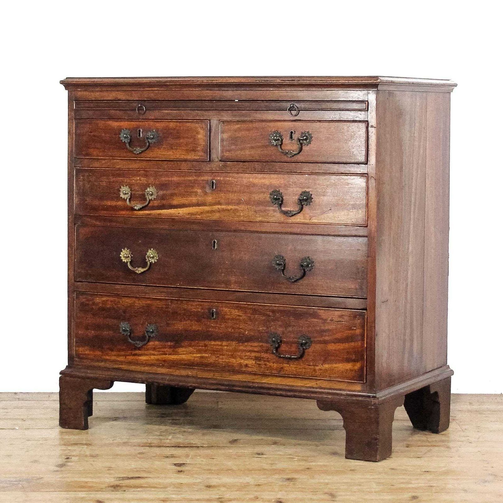 Antique Georgian Mahogany Chest Of Drawers | Antique Storage | Bedroom Drawers | Antique Chest Of Drawer (M 6557) photo furniture