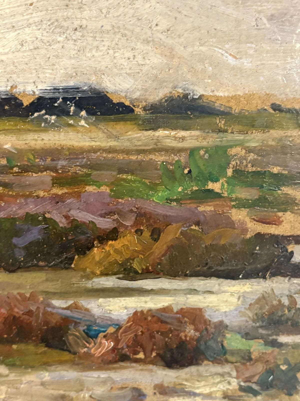 A Pair Of Early 20th Century French Landscapes, Oil On Board, Each 36cm Wide X 28cm High £850 For The Pair, Signed photo buy