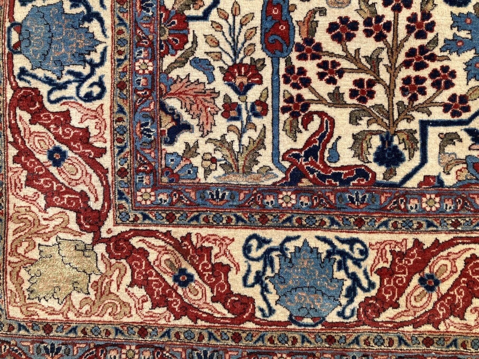 Antique Qum Rug 2.10m X 1.36m, 1910s photo vinterior