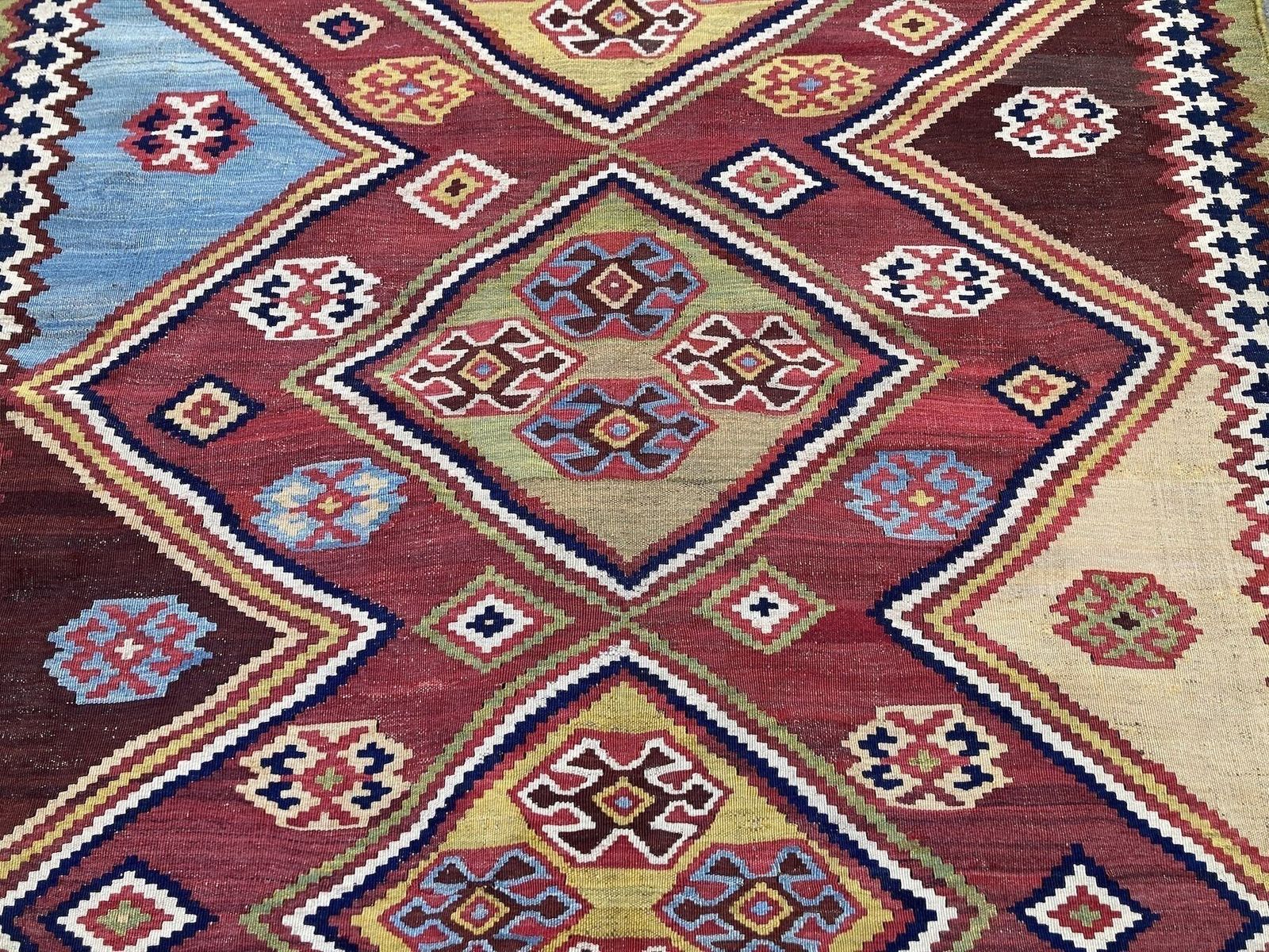 Antique Qashqai Kilim 2.02m X 1.37m photo 4900.0