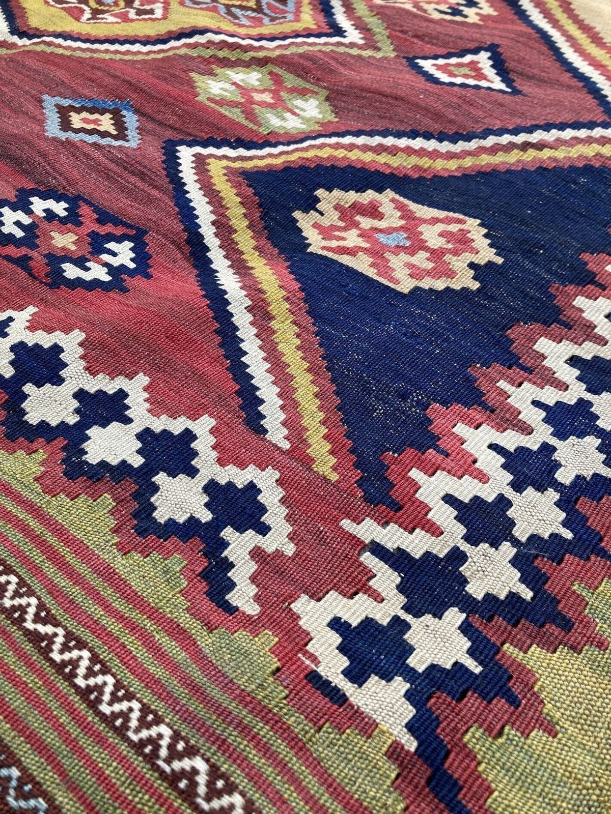 Antique Qashqai Kilim 2.02m X 1.37m photo buy
