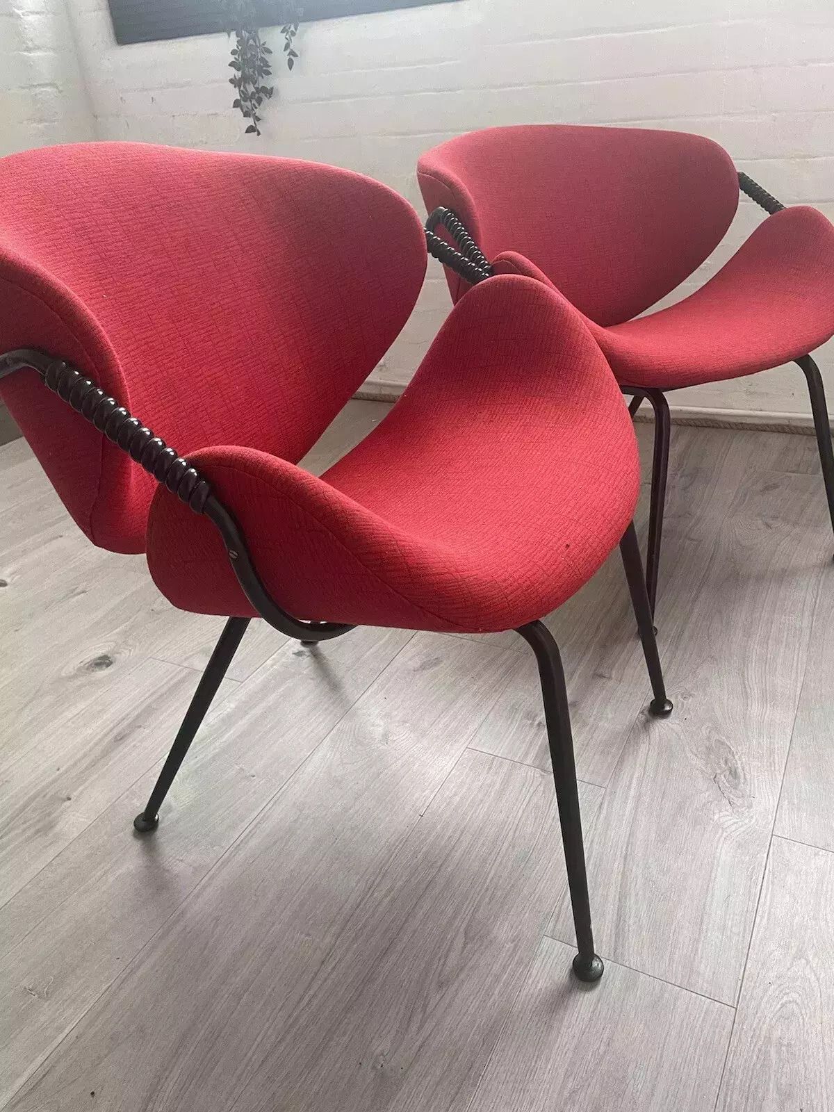 Pair Armchairs Model Tu 612, Designed By Olof Kettunen 1950s Vintage Chair Rare photo for sale