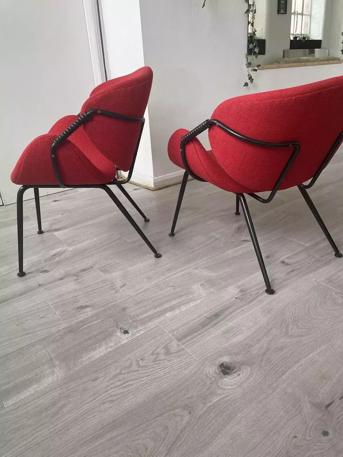 Pair Armchairs Model Tu 612, Designed By Olof Kettunen 1950s Vintage Chair Rare photo 950.0