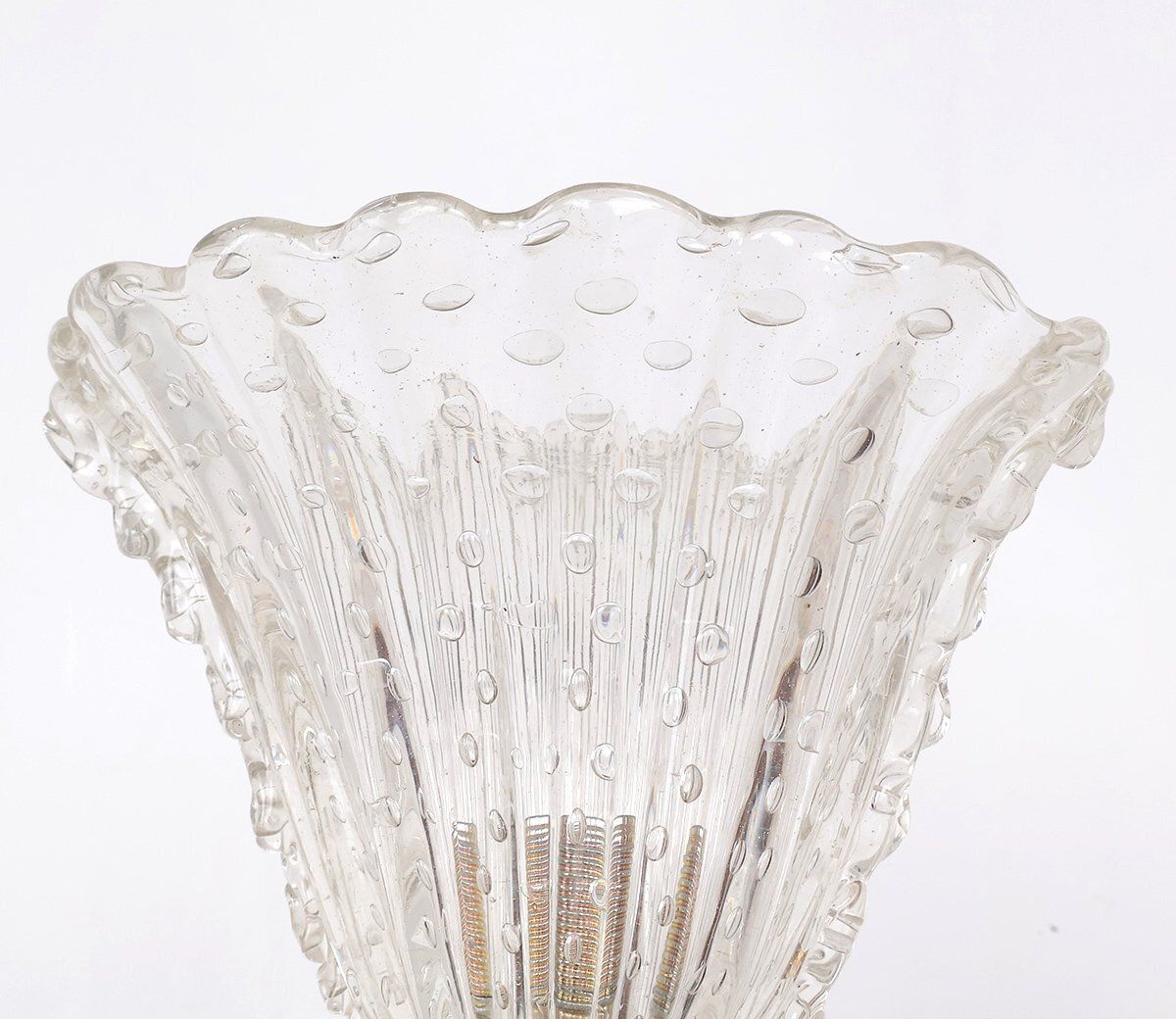 photo furniture Vintage Murano Glass Pendant Lamp By Ercole Barovier For Barovier & Toso, 1940s