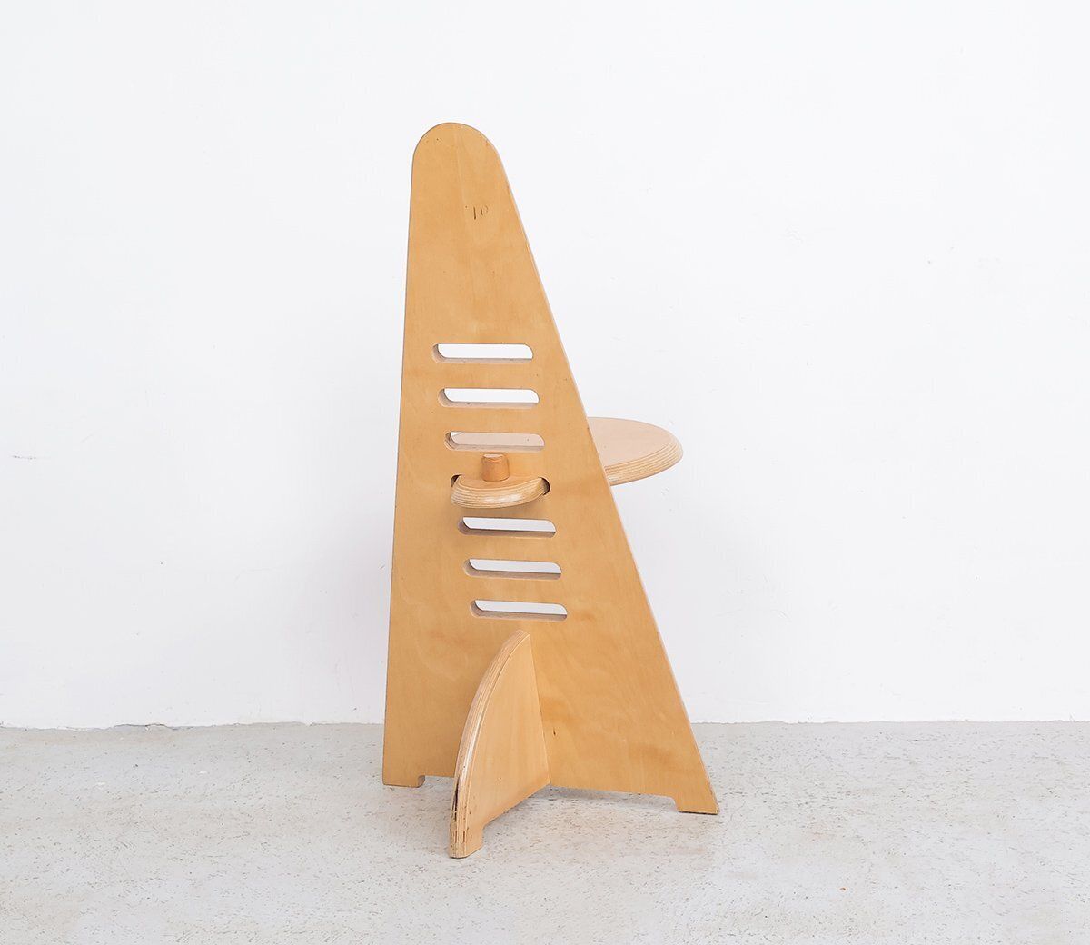 photo for sale Lundi Sit Adjustable Wooden Chairs, 1980s, Set Of 2