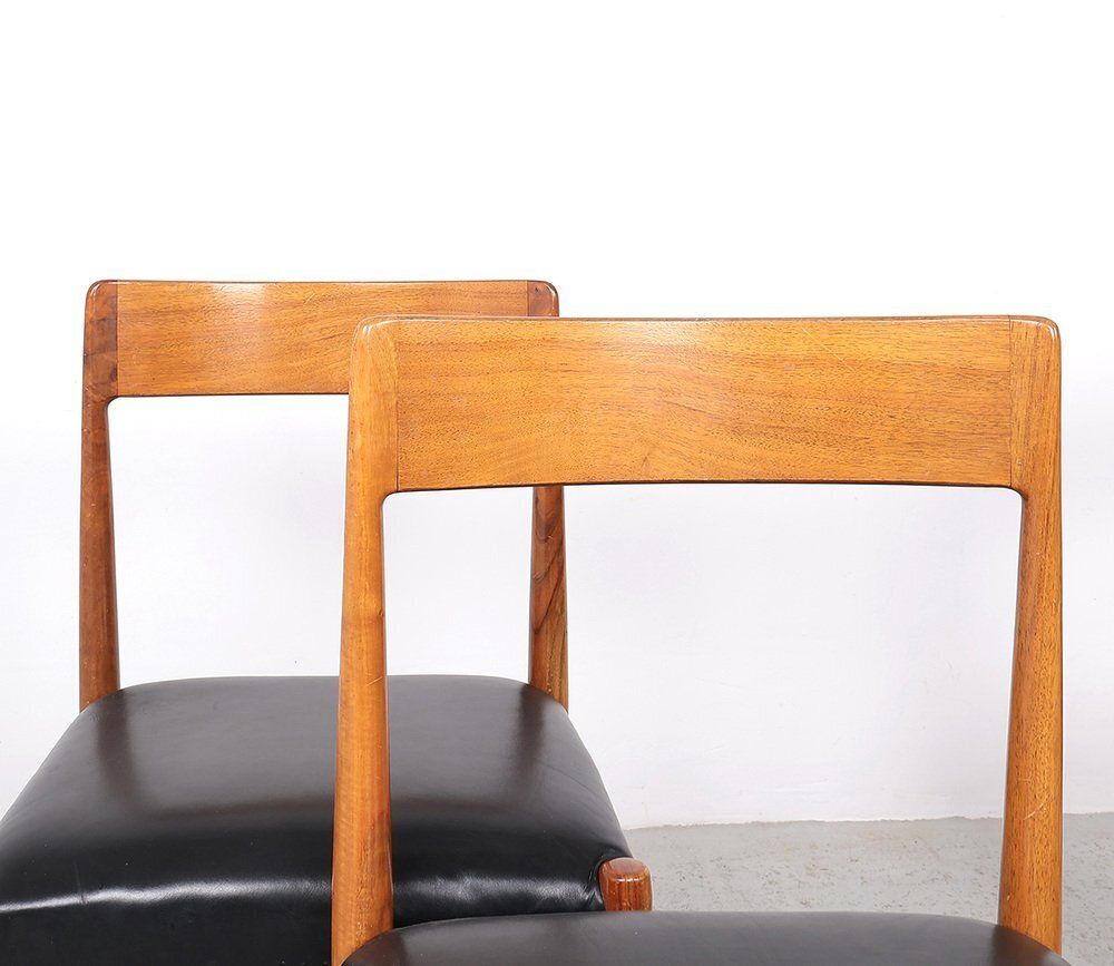 photo for sale Wooden Dining Chairs From Lübke, 1960s, Set Of 4
