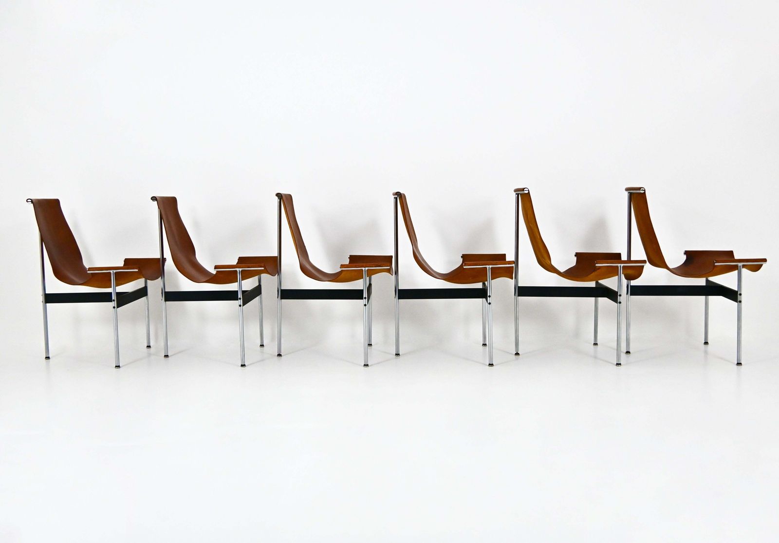 Model 3lc T Chair By William Katavolos For Laverne International, 1952, Set Of 6 photo 11069.0
