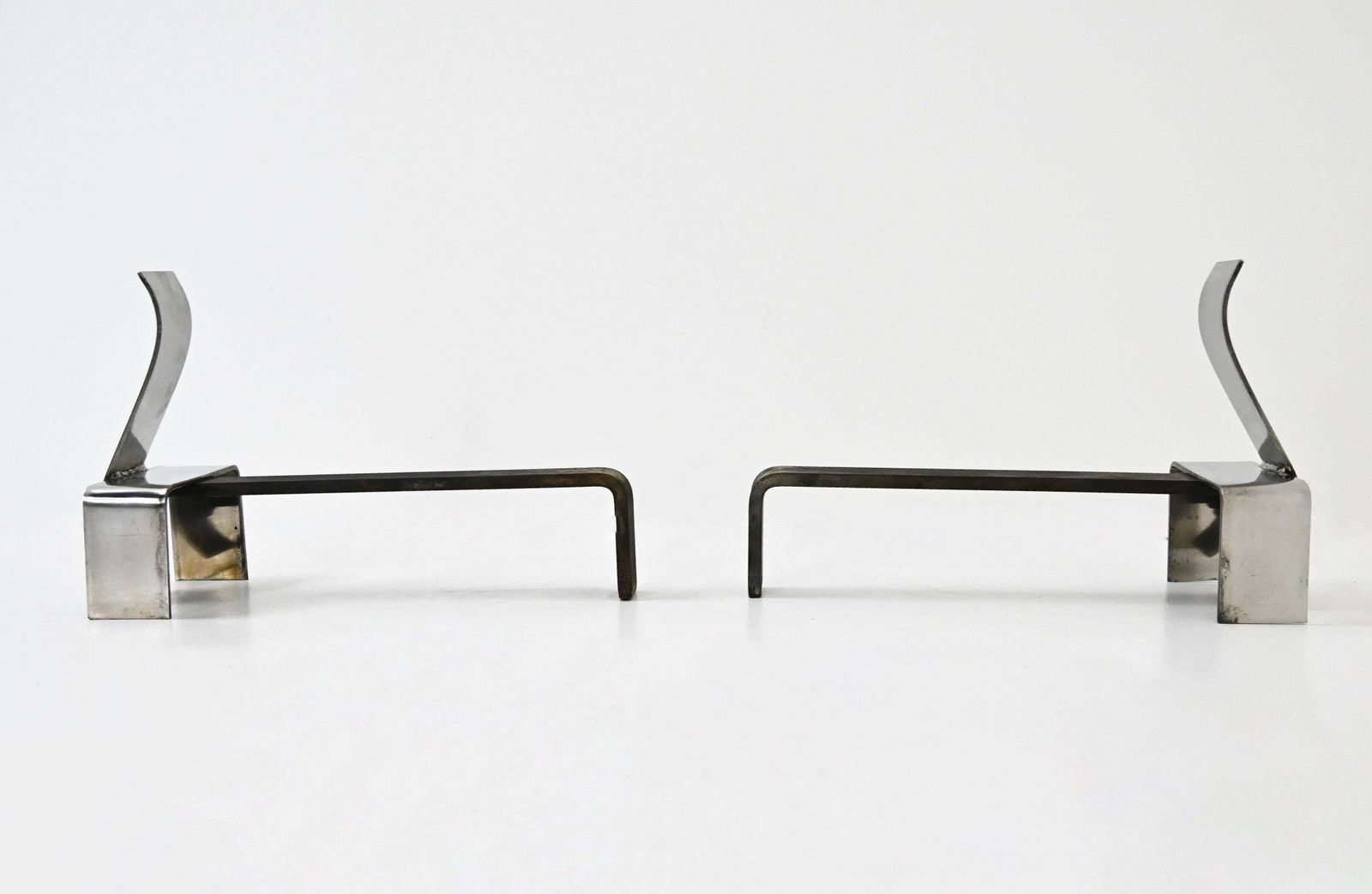 Pair Of Fireplace Andirons, 1970s photo 1317.0