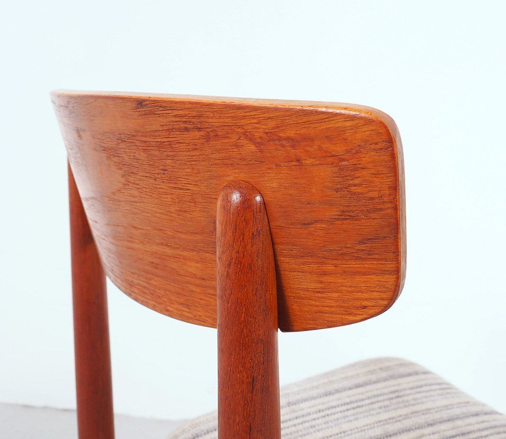 Danish Teak Dining Chairs From Viborg Stolefabrik, 1960s, Set Of 4 photo vintage