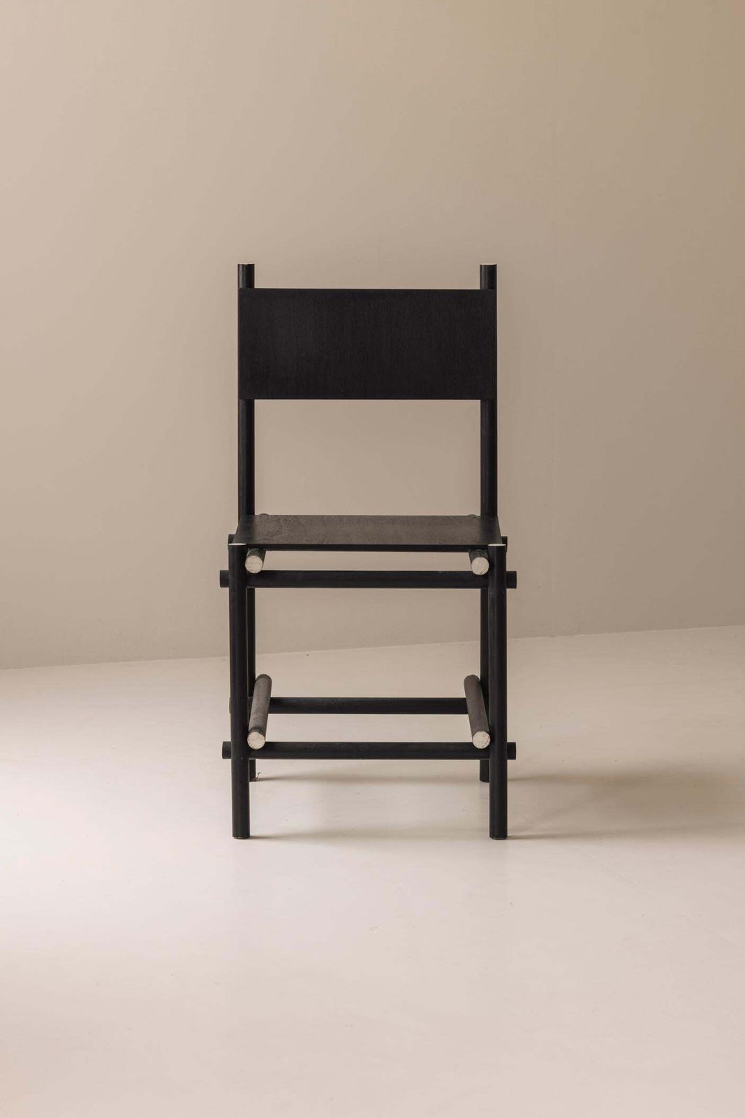 One Of A Kind Sculptural Chair In The Taste Of Rietveld, Circa 1980s photo vintage