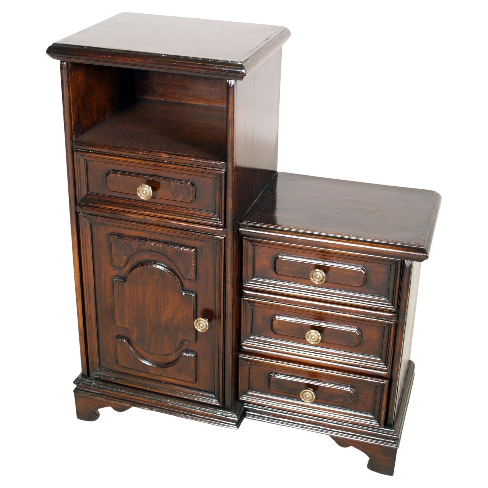 Italian Renaissance Style Entrance Cabinet, Walnut, 1960s photo Furniture