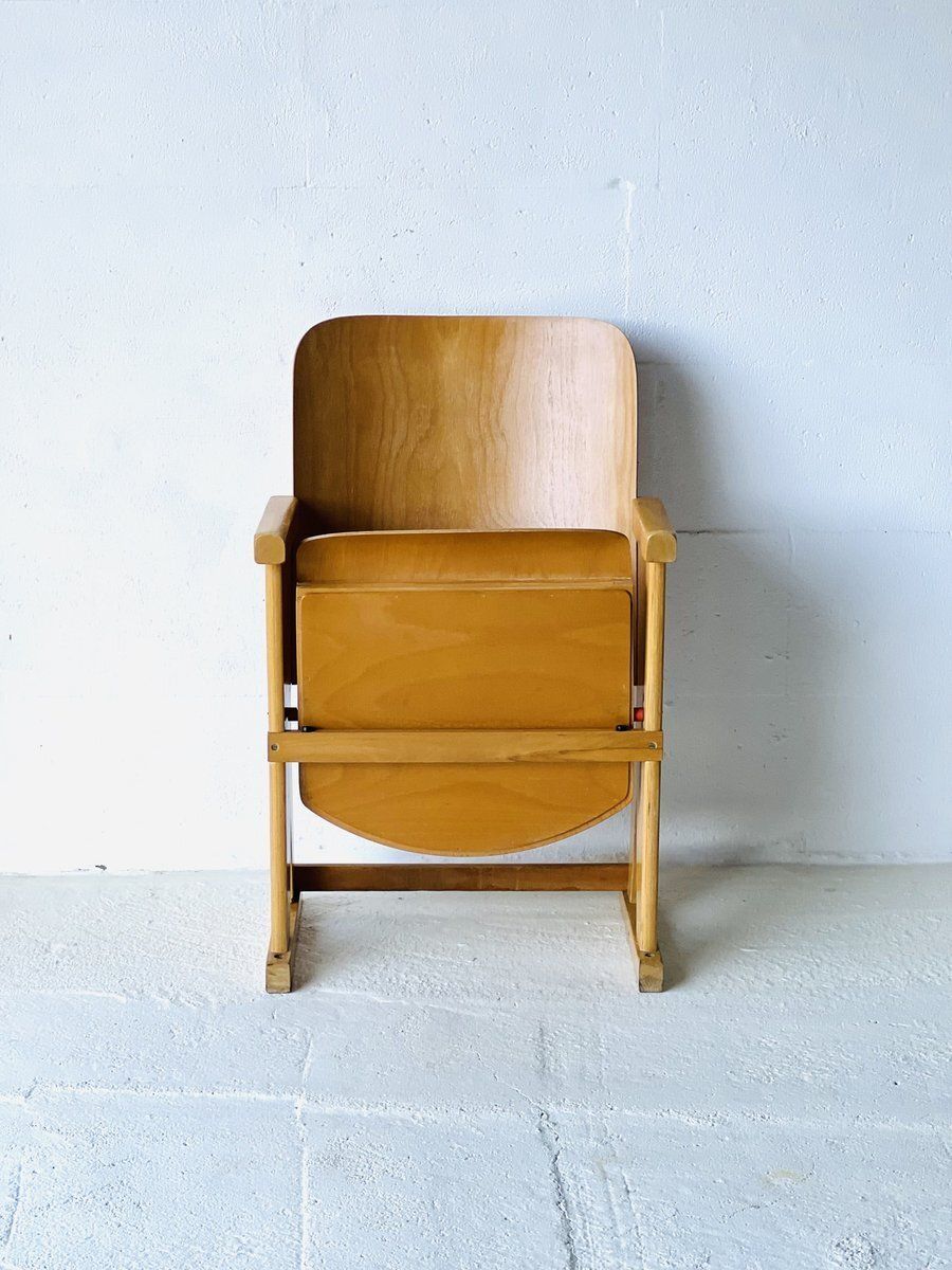 Vintage Bioscoopstoel Van Ton, 1960 photo furniture