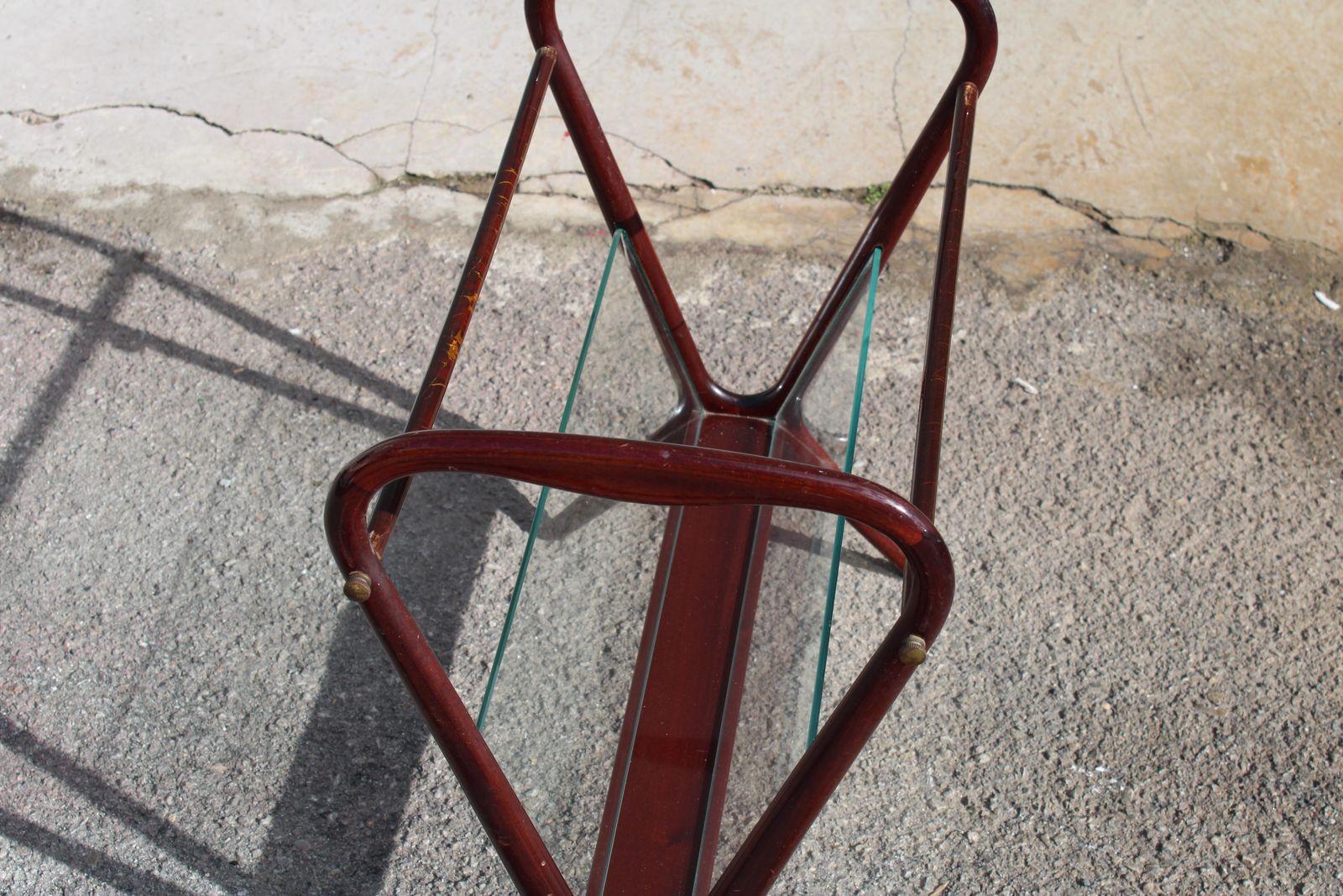 1562.0 Coffee Bar Table With Tray And Magazine Holder Ico Parisi De Baggis photo