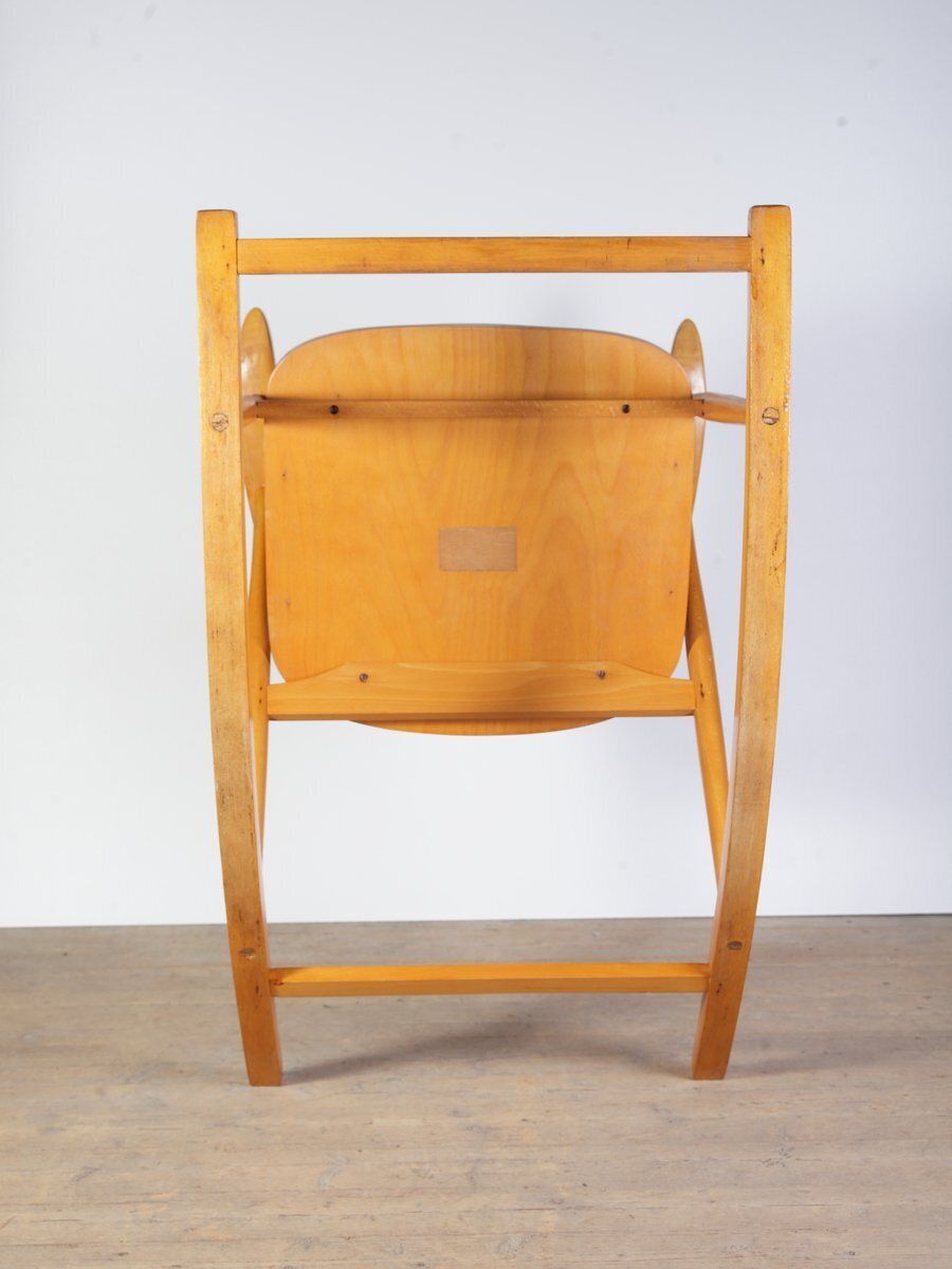 Mid Century Rocking Chair In The Style Of V. Puunjalostus, Former Czechoslovakia, 1970s photo 520.0