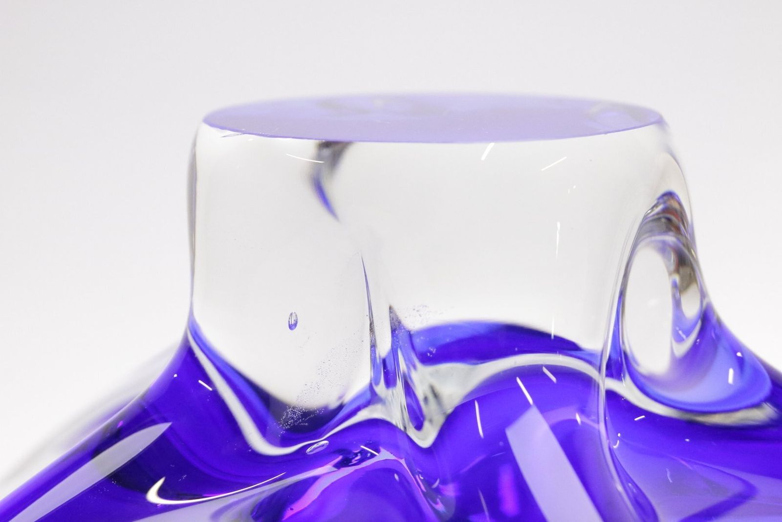 Woonaccessoires Glazen Schalen Van Josef Hospodka, Tsjechisch, Jaren 1970, Set Van 3 photo
