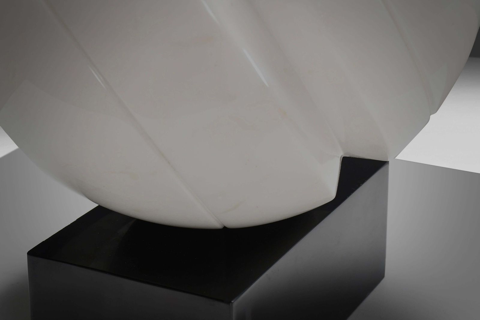 photo furniture Abstract Marble “Sfera" Sculpture By Aldo Dazzi, Italy 1970s