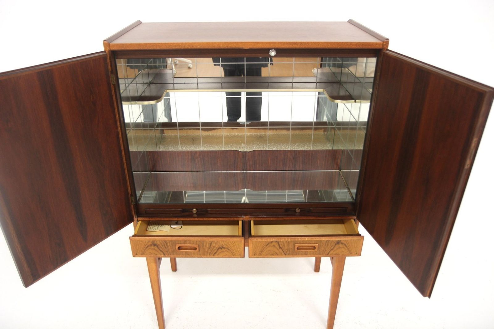 Scandinavian Bar In Rosewood By Sven Engström & Gunnar Myrstrand For Tidaholms Möbelfabrik, 1960 photo Furniture