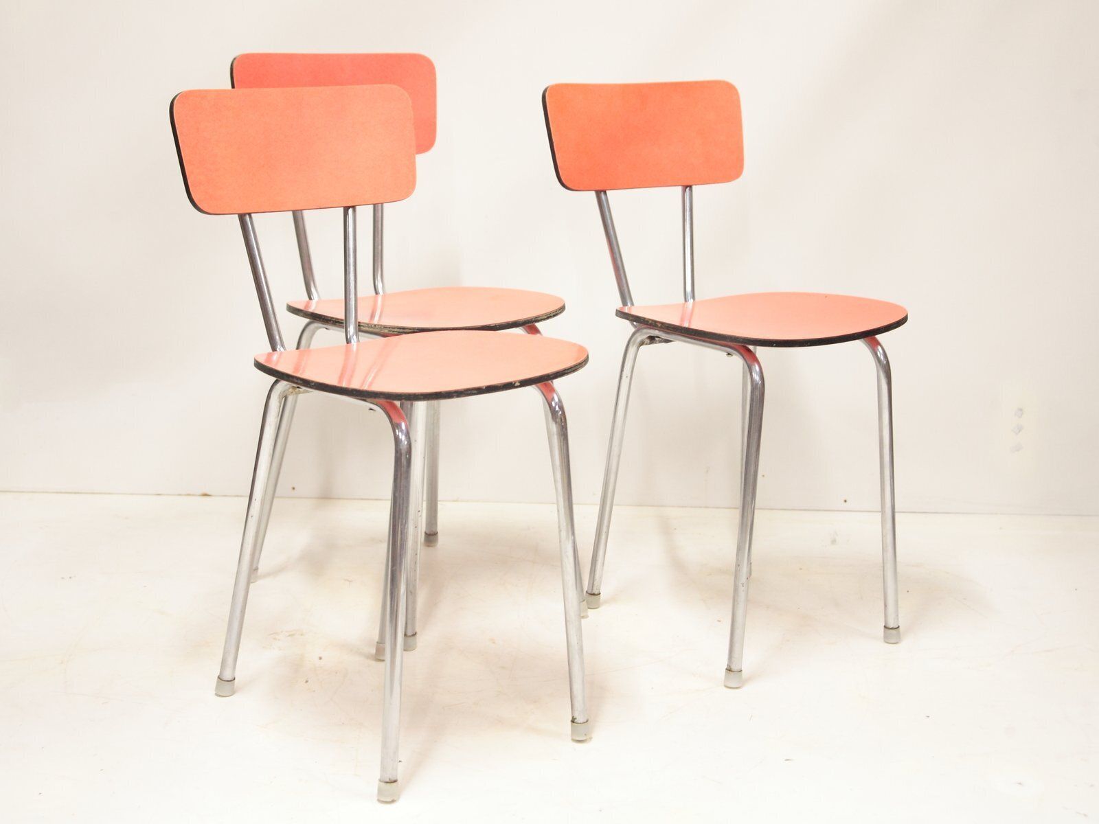 photo for sale Mid Century Formica Bistrostoelen, Voormalig Tsjecho Slowakije, Jaren 1970, Set Van 4