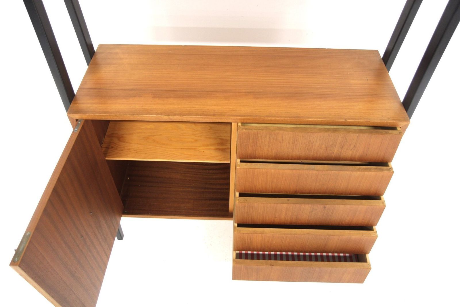 Scandinavian Teak Tema Bookcase By Gillis Lundgren For Möbel Ikea, Sweden, 1960s photo 1214.0