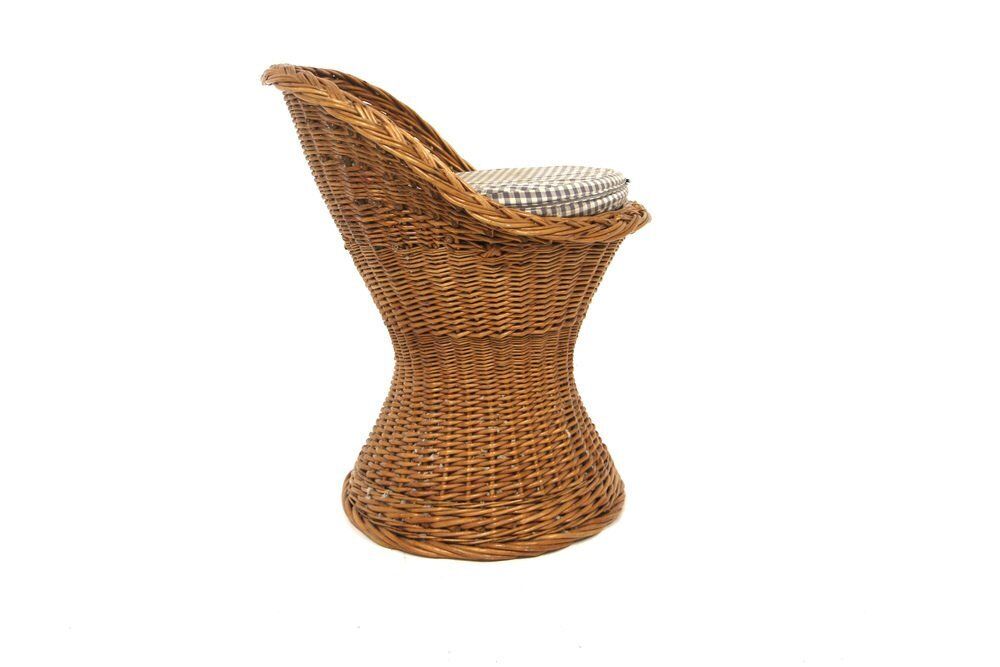Rattan Adur Stool By Bengt Ruda For Ikea, Sweden, 1960s photo Furniture