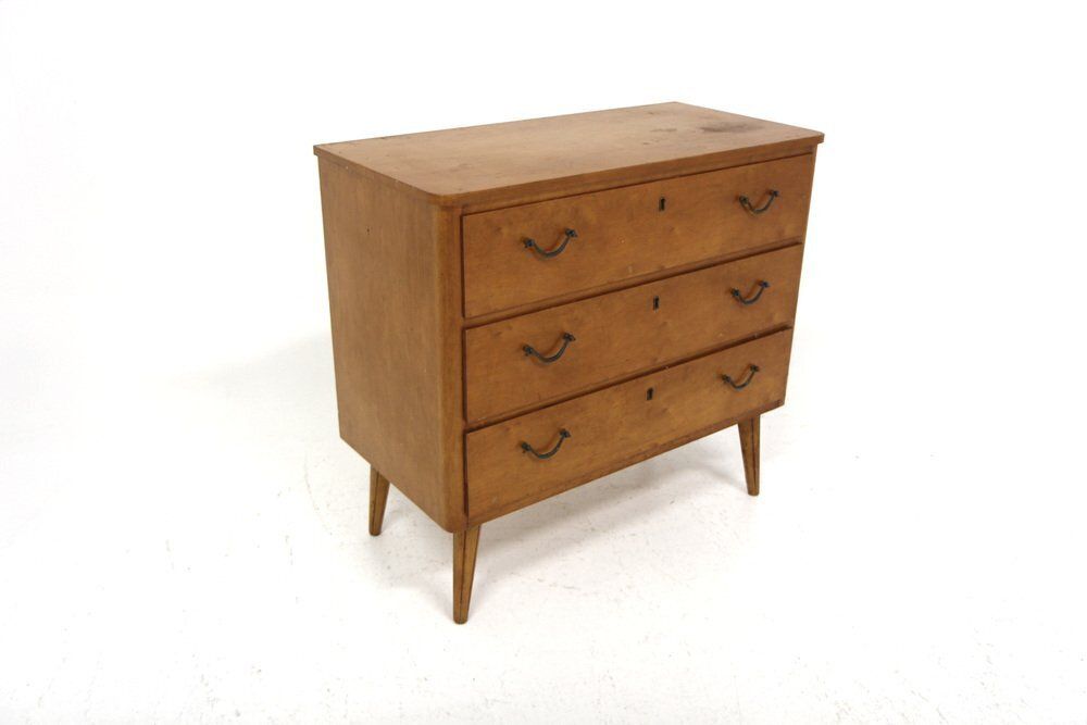 Swedish Modern Chest Of Drawers In Elm, 1940 photo furniture