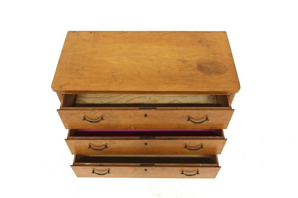Swedish Modern Chest Of Drawers In Elm, 1940 photo for sale