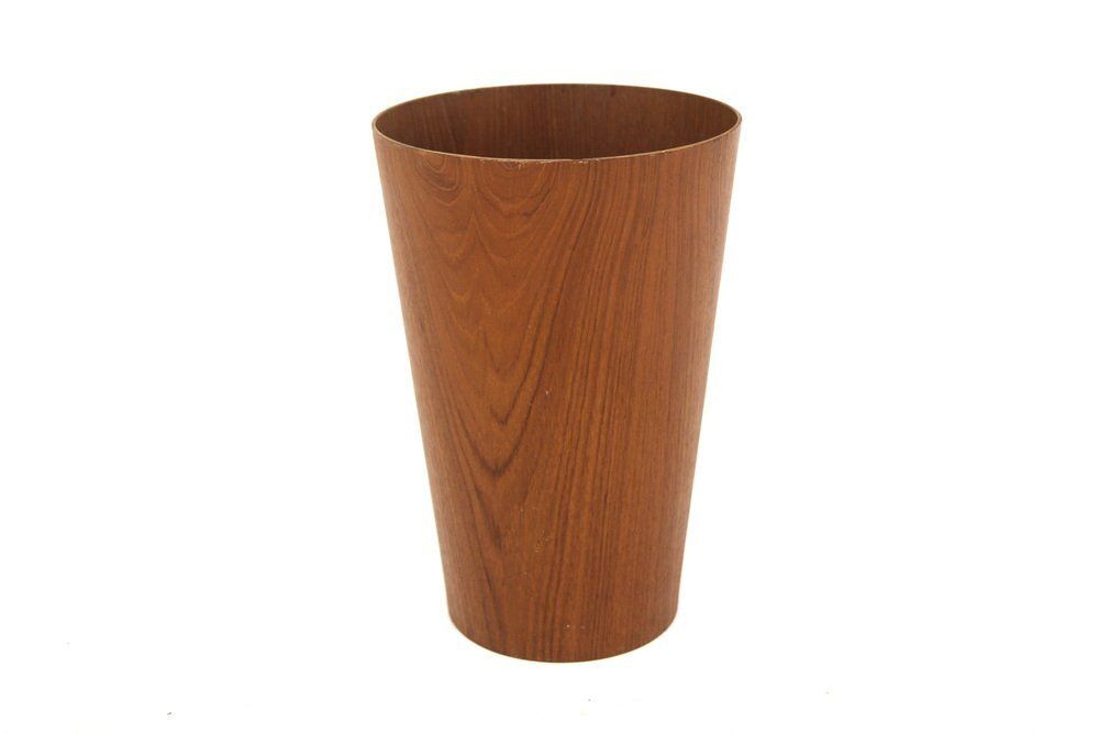 Teak Wastepaper Basket By Martin åberg For Servex, Sweden, 1960