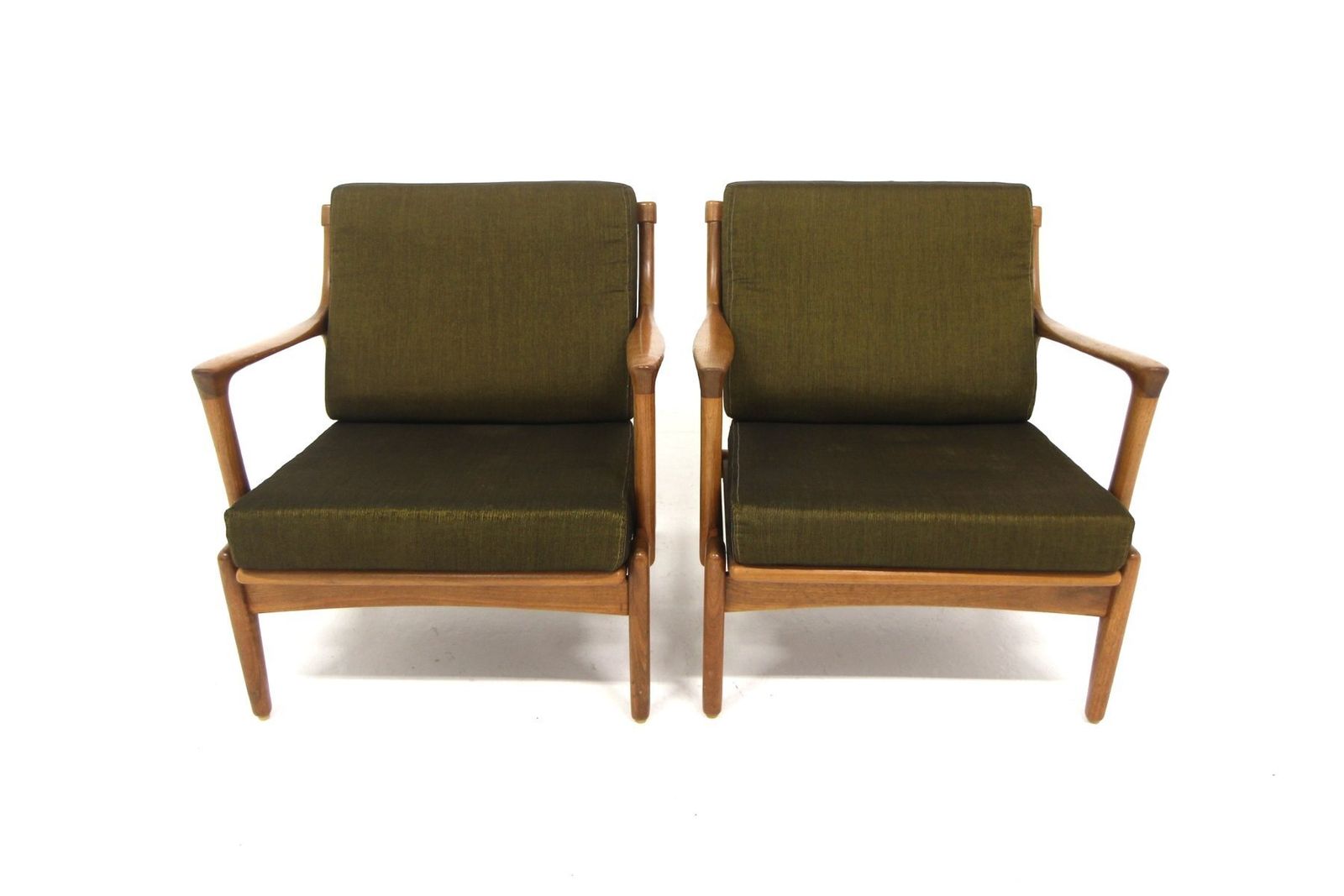 Kuba Armchairs By Bertil Fridhagen For Bröderna Andersson, Sweden, 1960s, Set Of 2 photo for sale