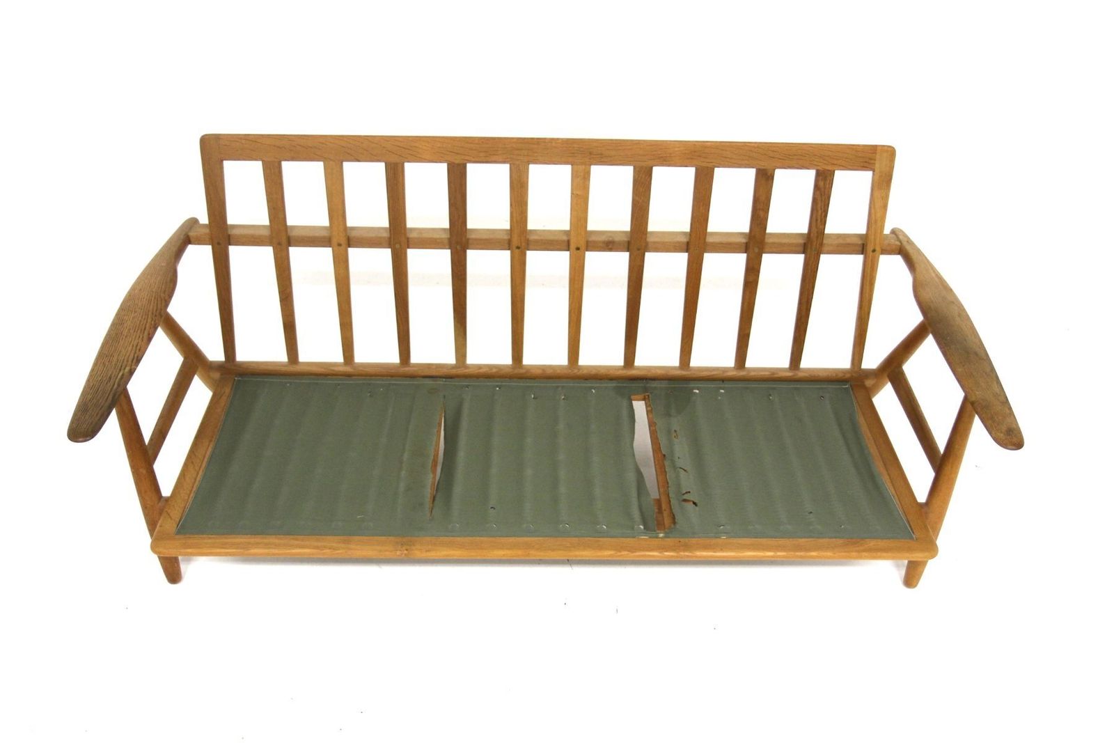 Scandinavian Cigar Chair Ge 240 3 Seater Sofa By Hans J. Wegner For Getama, Denmark, 1960s photo vinterior
