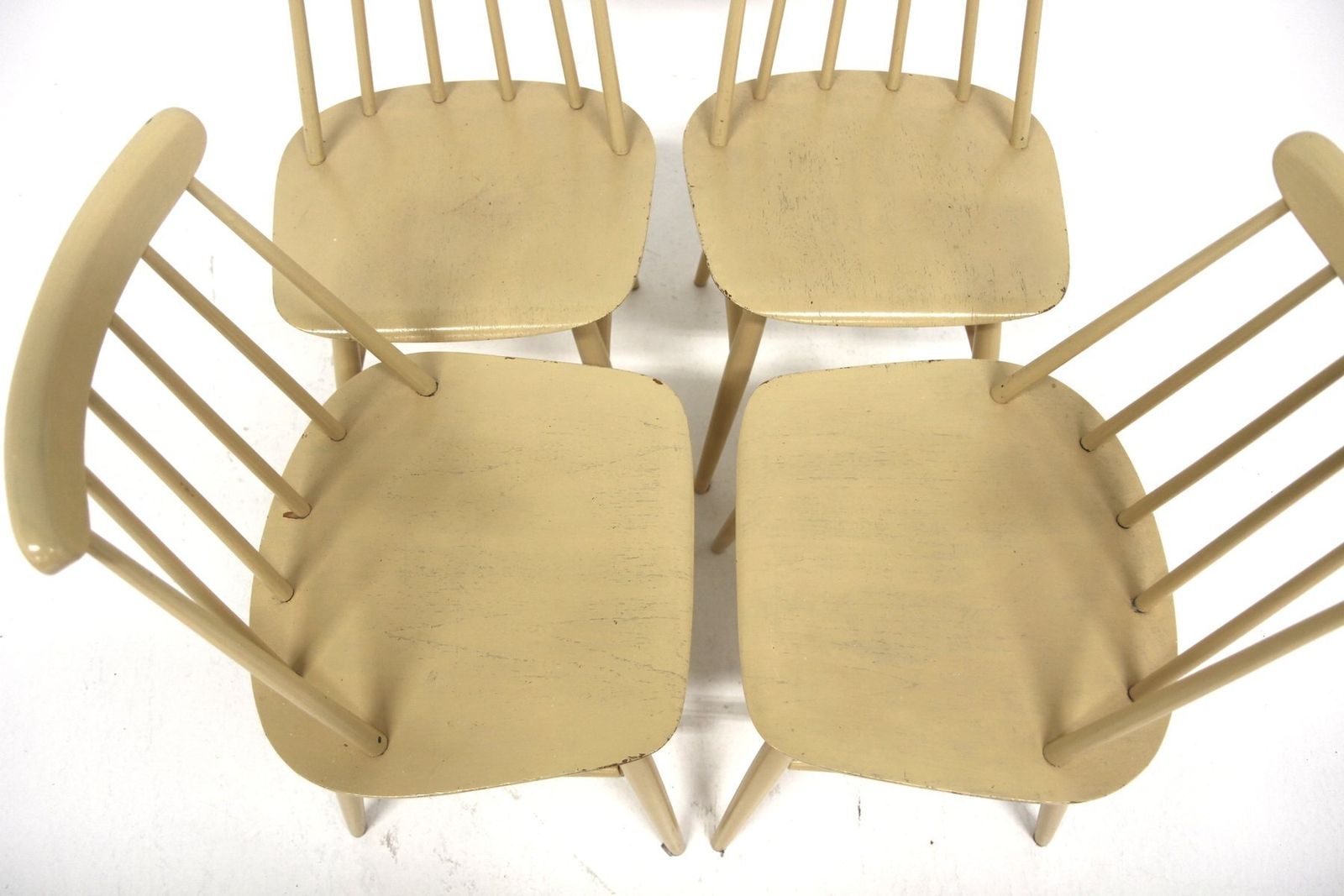 Fanett Chairs In Teak By Ilmari Tapiovaara For Edsby Verken, Sweden, 1960s, Set Of 4 photo vinterior