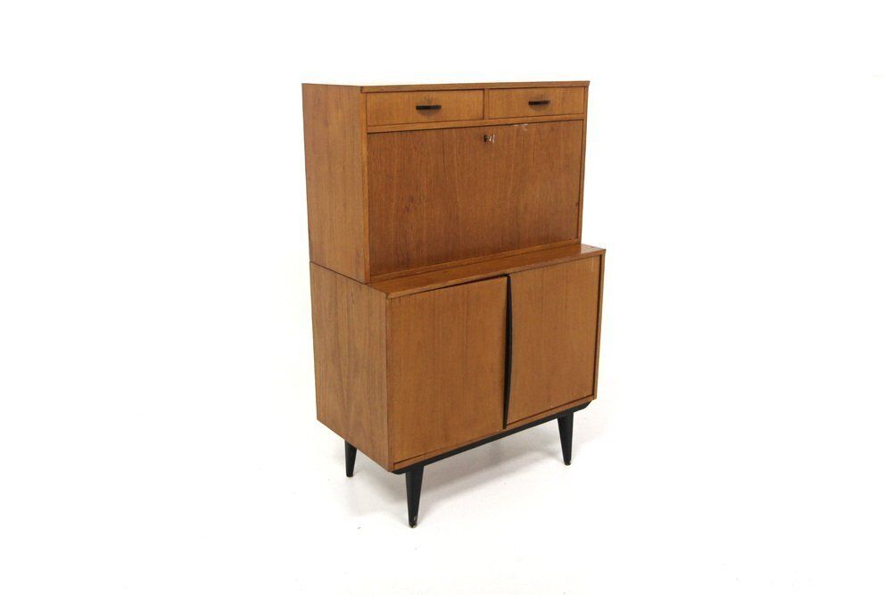 Scandinavian Teak Secretaire From Bräntorps, 1950s