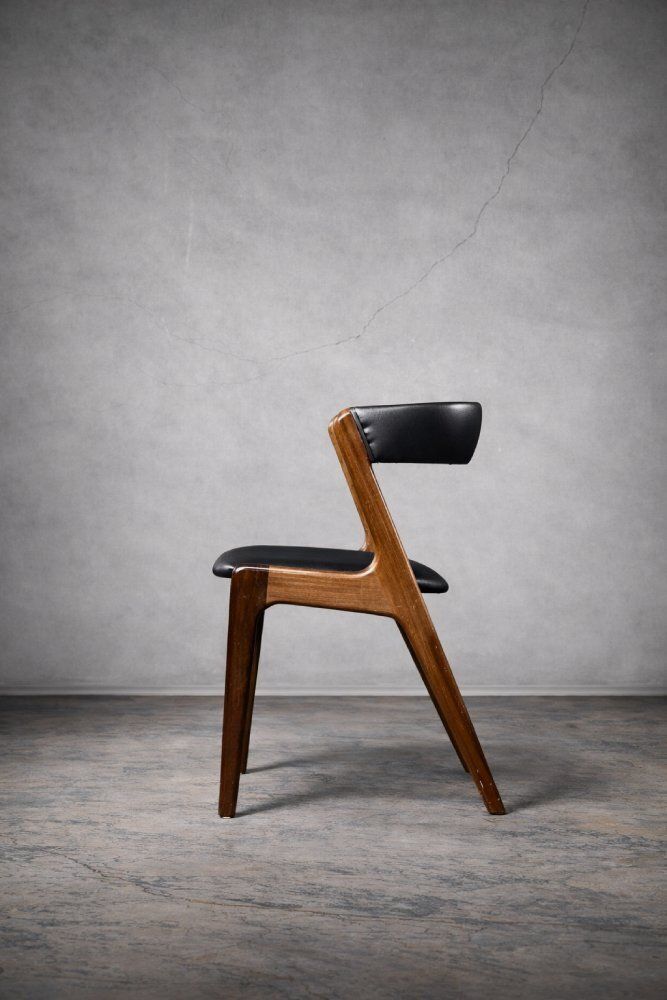 photo for sale Mid Century Danish Modern Fire Office Chair In Teak, 1960s