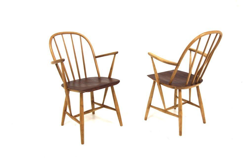 Vintage Scandinavian Armchairs From Nässjö Stolfabrik, 1960, Set Of 2