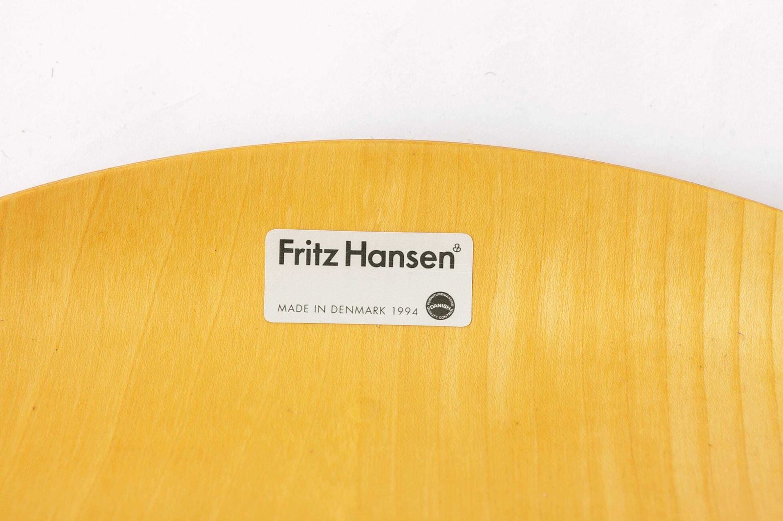 Arne Jacobsen Chair 3107 (Series 7), Beechwood Shell, Chrome Legs, Danish Design photo vintage