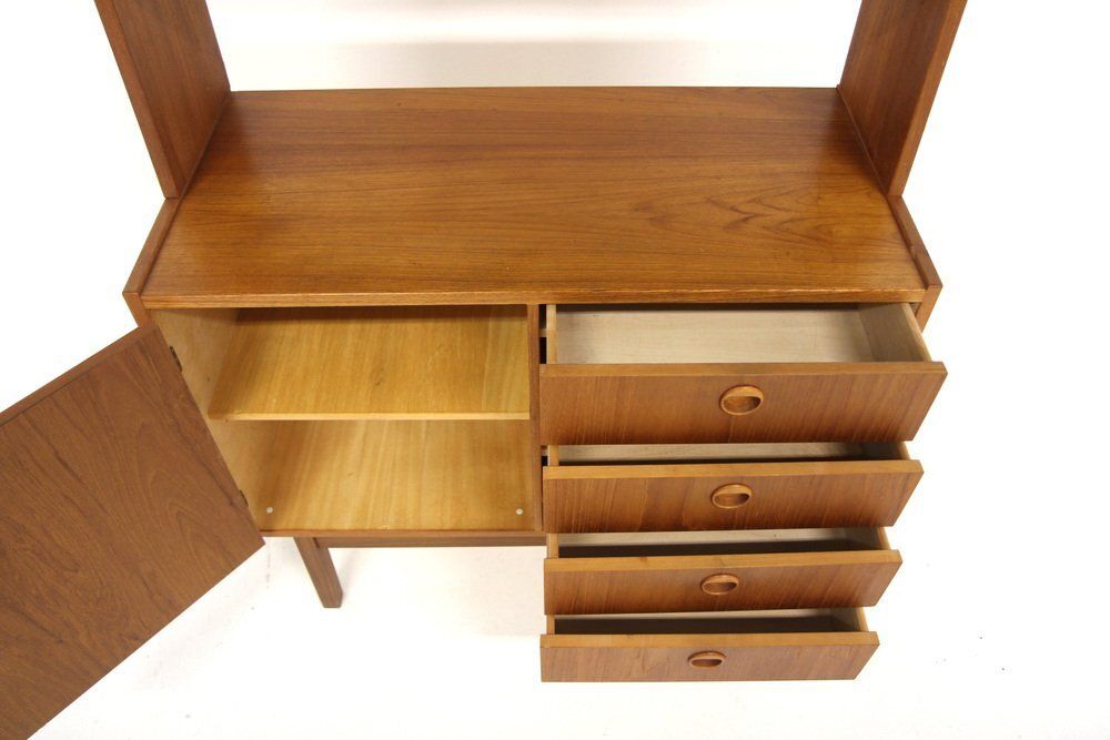 Vintage Scandinavian Teak Secretaire, 1960 photo Furniture