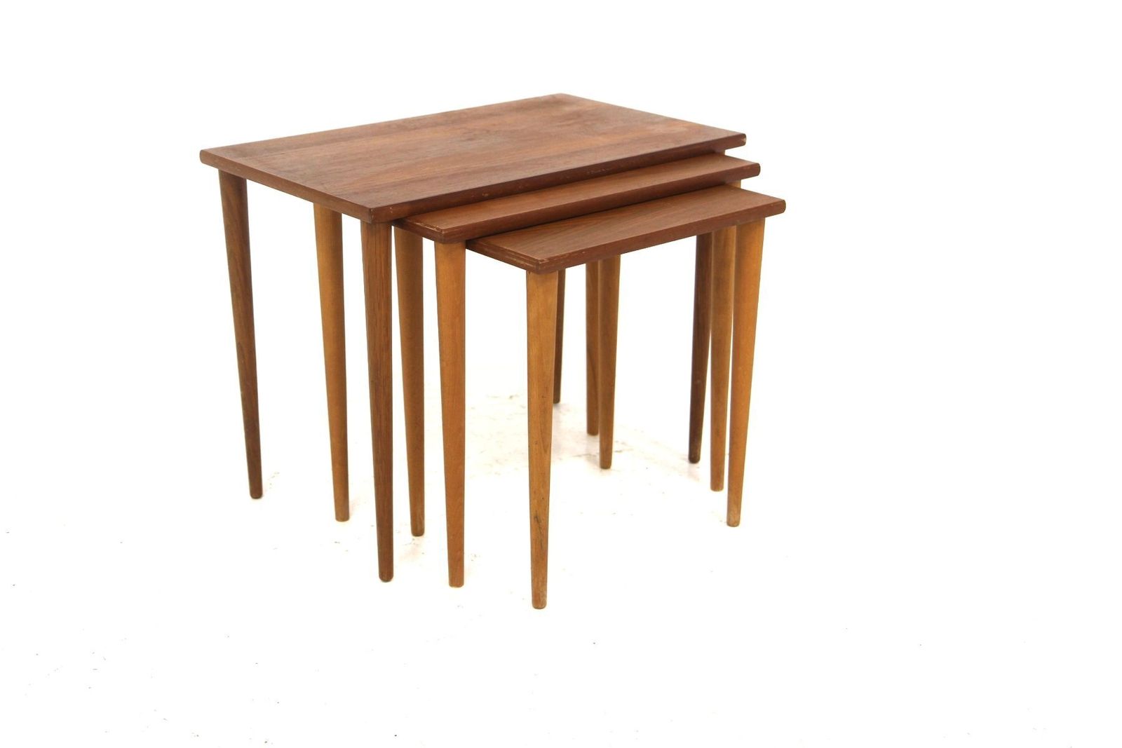 Scandinavian Nesting Tables In Teak, 1960, Set Of 2