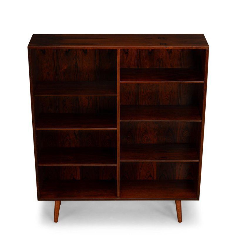 Danish Rosewood Model 6 Bookcase From Omann Jun Mobelfabrik, 1960s photo Furniture