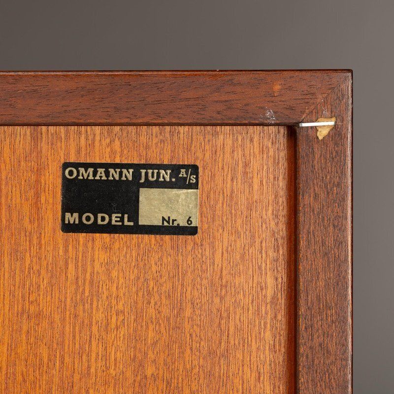Danish Rosewood Model 6 Bookcase From Omann Jun Mobelfabrik, 1960s photo 1967.0