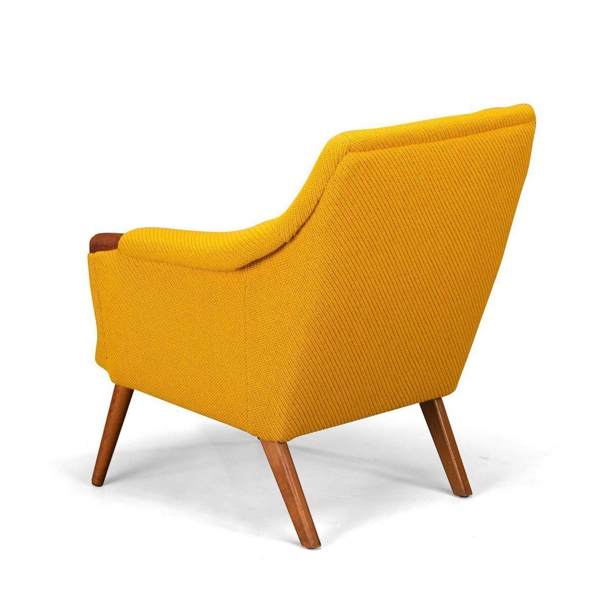 Yellow Armchair Attributed To Johannes Andersen For Cfc Silkeborg, 1960s photo 2550.0