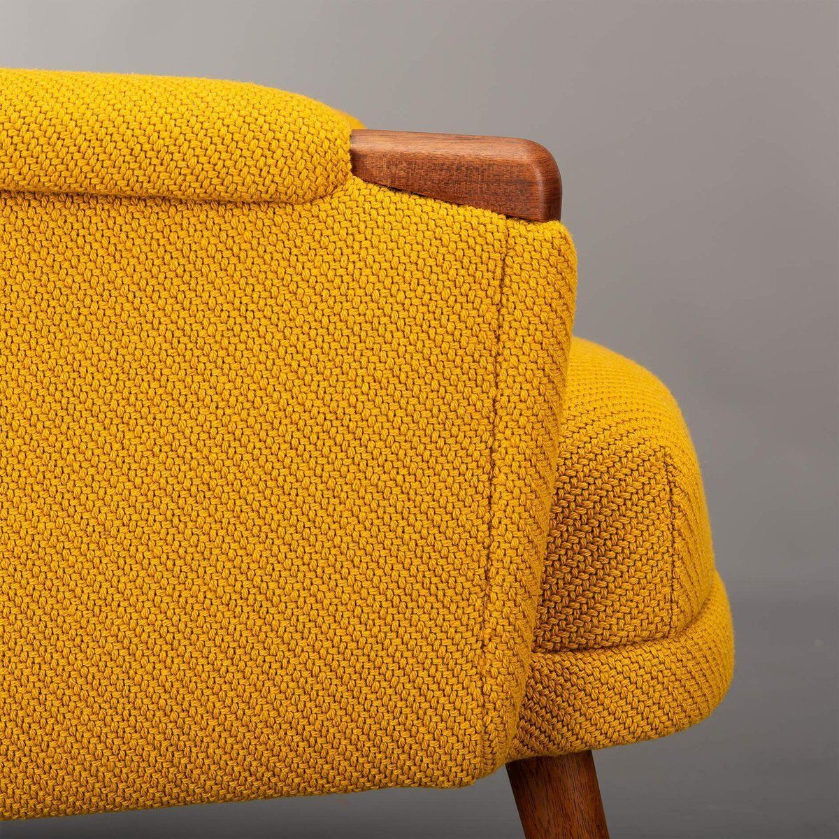 Yellow Armchair Attributed To Johannes Andersen For Cfc Silkeborg, 1960s photo buy