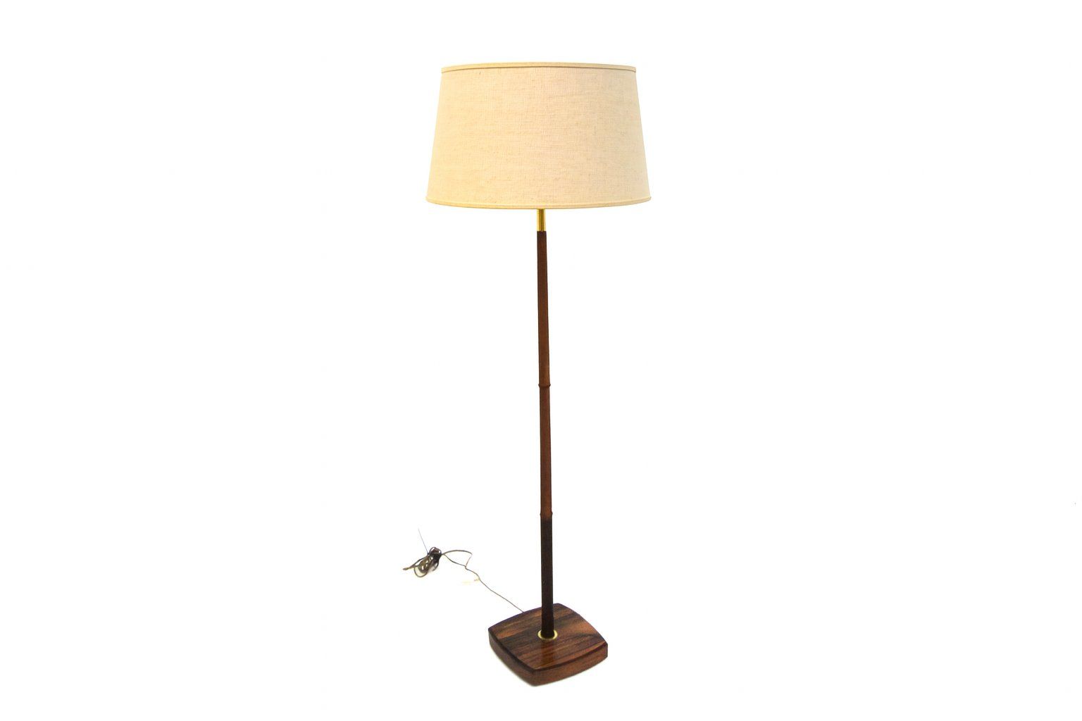 Scandinavian Rosewood Floor Lamp From Möllers Armaturfabrik, Sweden, 1960s photo 487.0