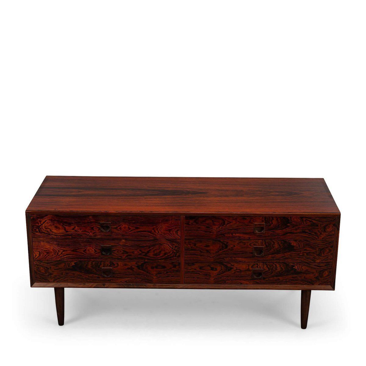 Low Mid Century Rosewood Chest Of Drawers Attributed To Brouer Møbelfabrik, 1960s photo furniture