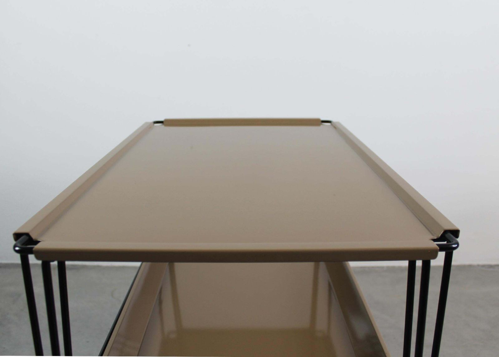 Osvaldo Borsani Rectangular C7 Cart In Steel For Tecno Varedo Italy 1960s photo 781.0