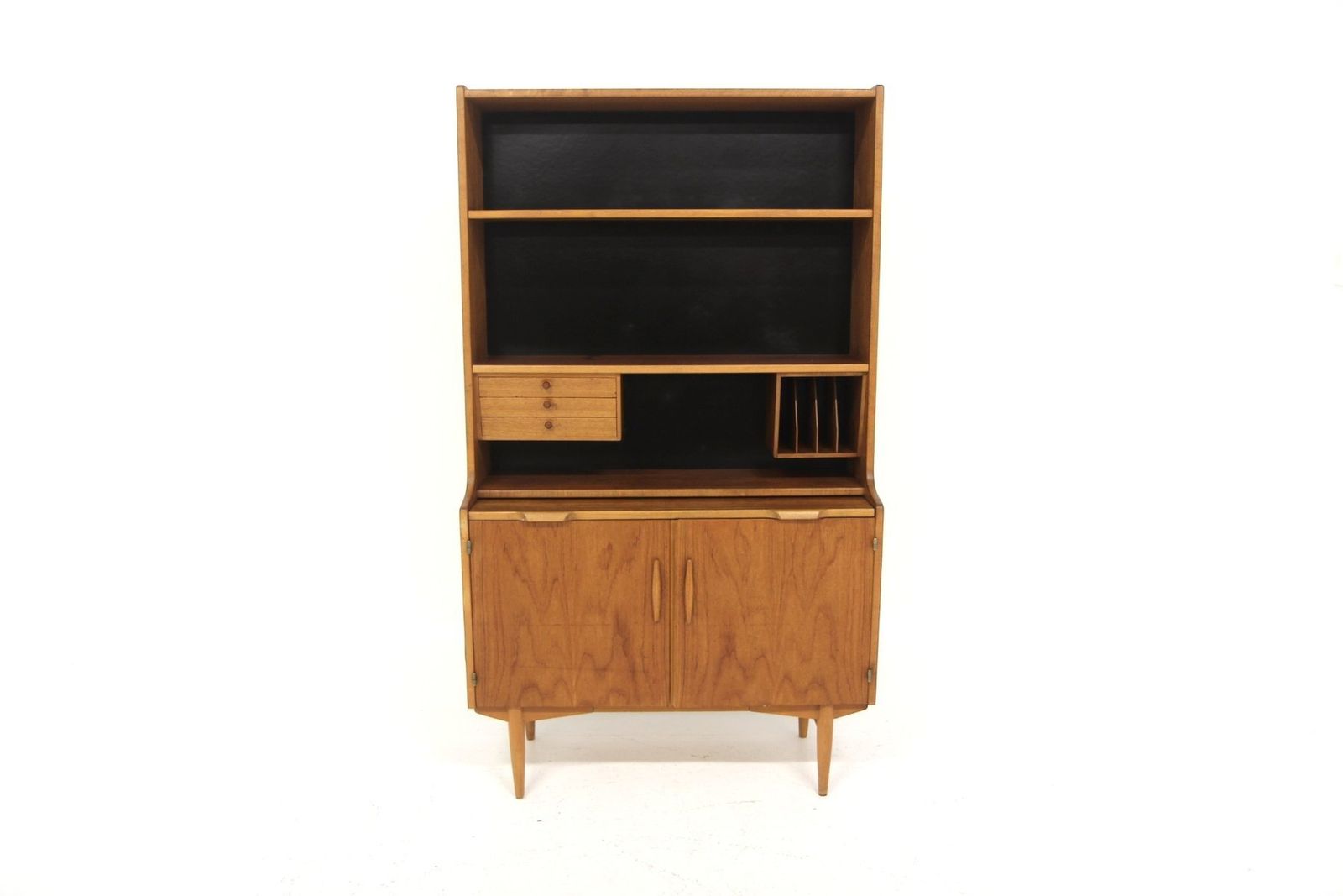 Teak Secretary By Hugo Troeds For Bjärnum, Sweden, 1950s photo for sale