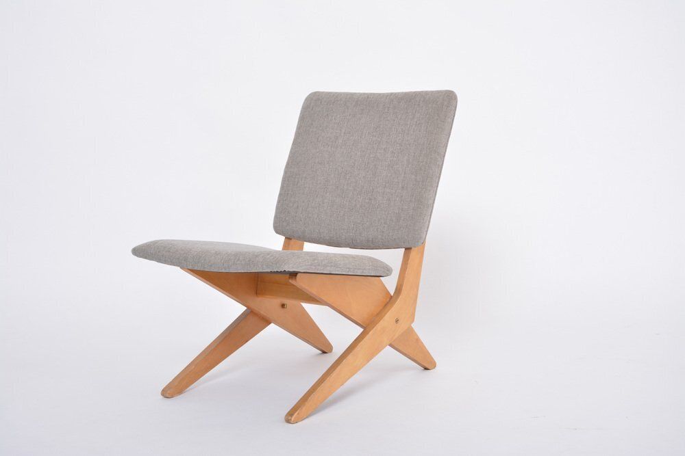 Vintage Fb18 Scissor Chair By Jan Van Grunsven For Pastoe, 1960s photo buy