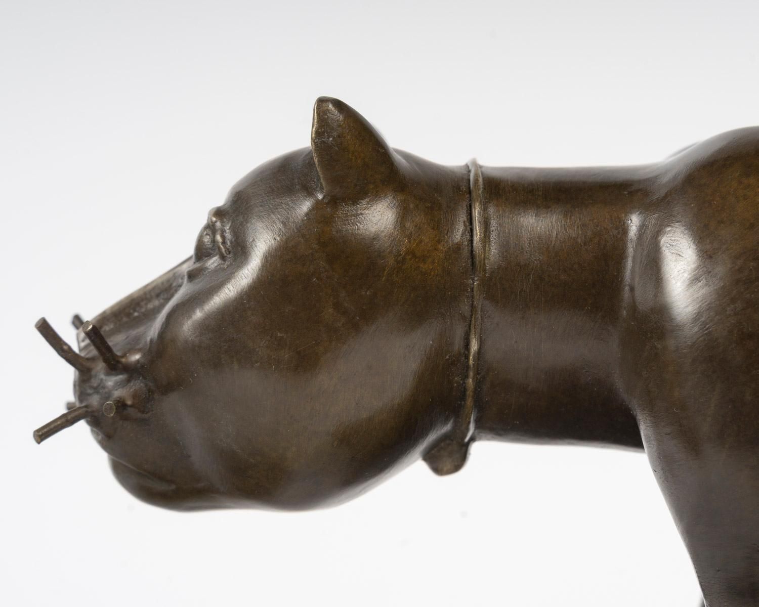 photo vinterior Bronze Sculpture – El Gato – In The Style Of Fernando Botero