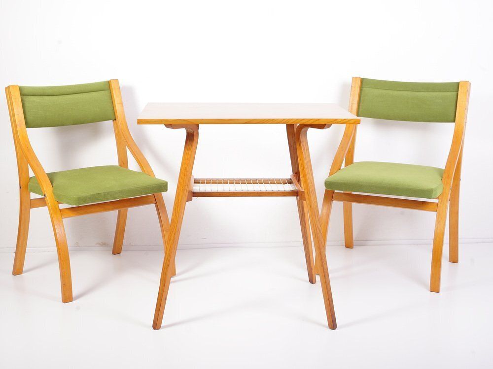 photo for sale Table & Chairs By Ludvik Volak, 1970s, Set Of 3