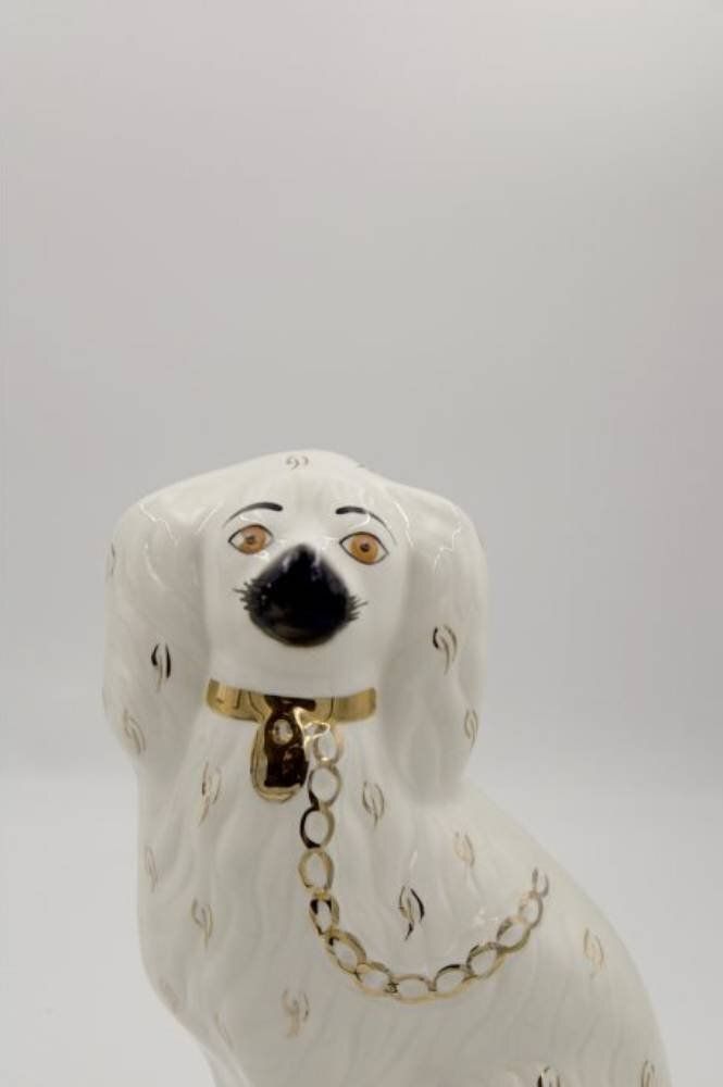 Mid Century Staffordshire Ceramic Spaniel Mantle Dogs From Beswick England, 1960s, Set Of 2 photo 742.0