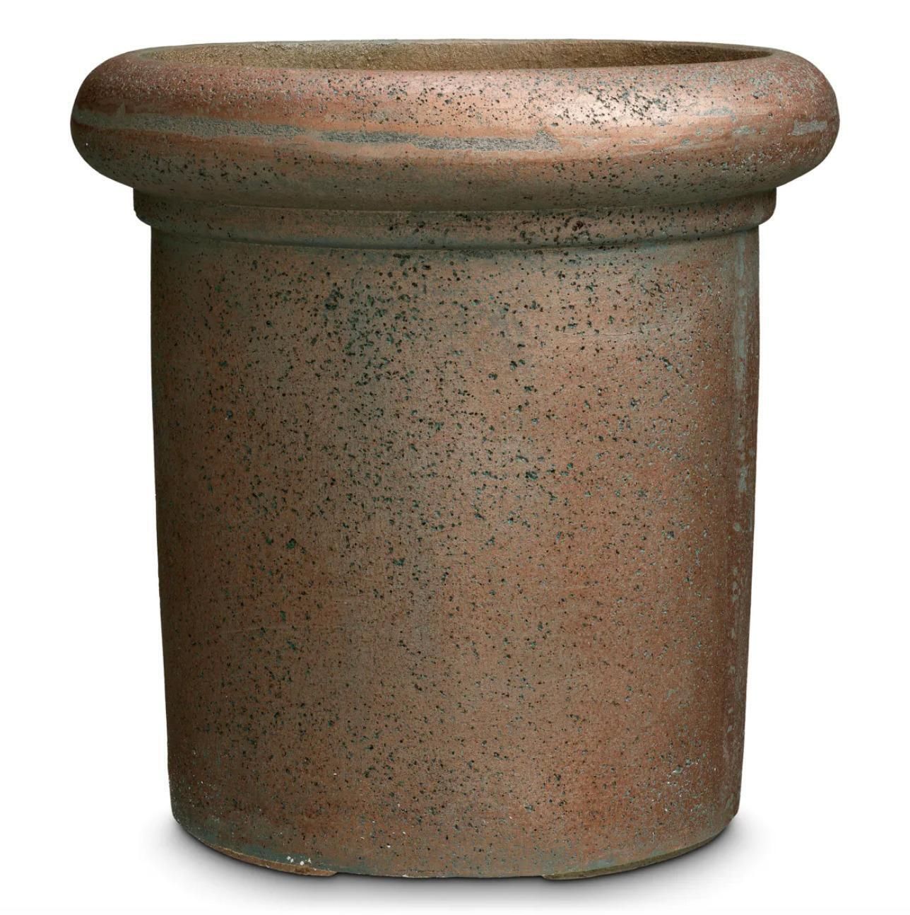 Contemporary Outdoor Planter In Bronze Finished Fiberstone photo furniture
